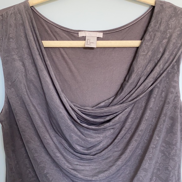 2/$25 H&M Gray Sleeveless Blouse - Small - Picture 2 of 5